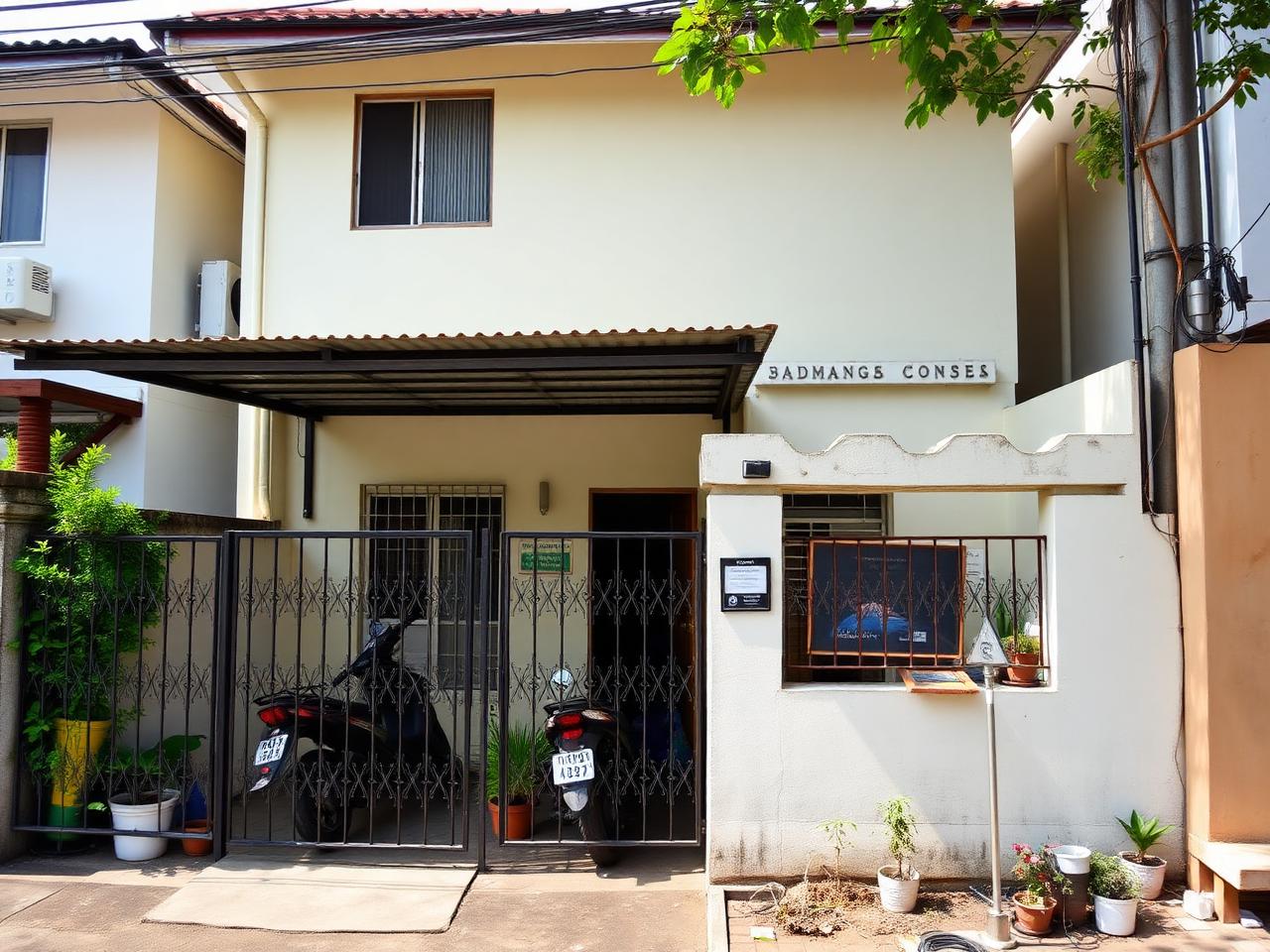Eksterior gedung kost